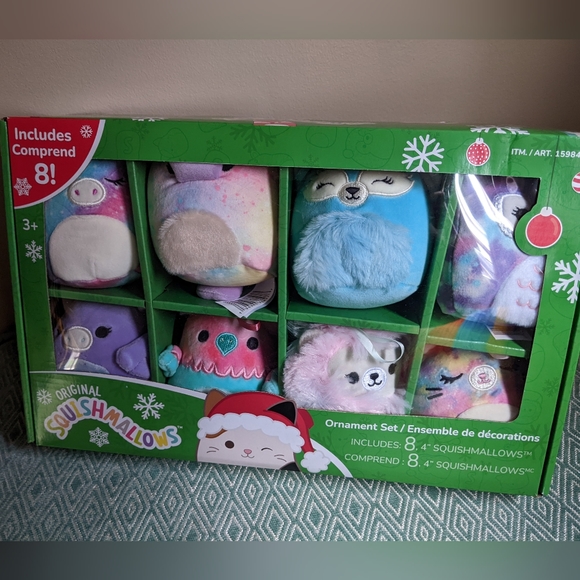 Squishmallow 2023 Ornament Set - Picture 2 of 12